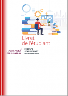 Couverture Livret de l'étudiant de la Faculté Jean Monnet (Droit, Économie, Gestion) 2021-2022